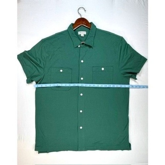 J. Crew Knit Goods, Green Short Sleeve, Men's Sz XL - Picture 5 of 6